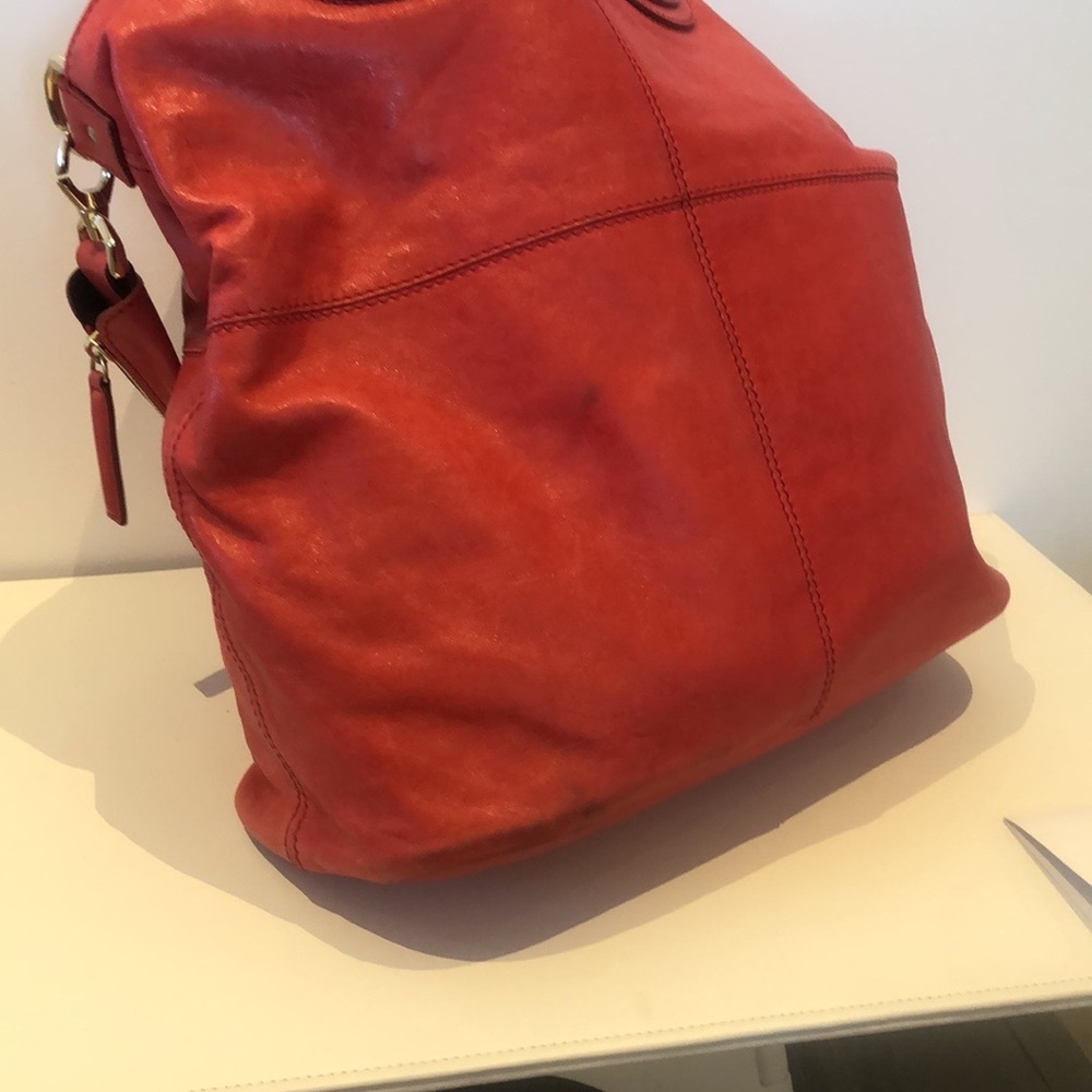 🎉HPx2🎉 Red Givenchy Nightingale Pandora XL Tote Satchel - Picture 8 of 12